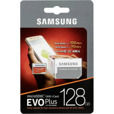Samsung サムスン microSDXCカード EVO Plus Class10 UHS-I U3 R:100MB/s W:90MB/s